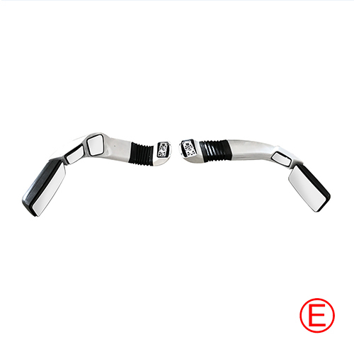 HC-B-11034 BUS side rear view MIRROR WITH EMARK LENGTH:103CM,BIG MIRROR:36.5*19CM,SMALL MIRROR:16*9.5CM/14*13CM,FOR KINGLONG 8-10METERS MANUAL OR ELECTRIC