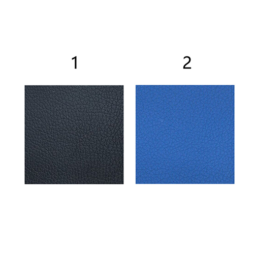 HC-B-17077 BUS SEAT LEATHER FABRIC BLACK BLUE